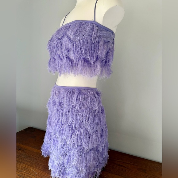 Motel Rocks Lilac Fringe Ensemble - Picture 2 of 11